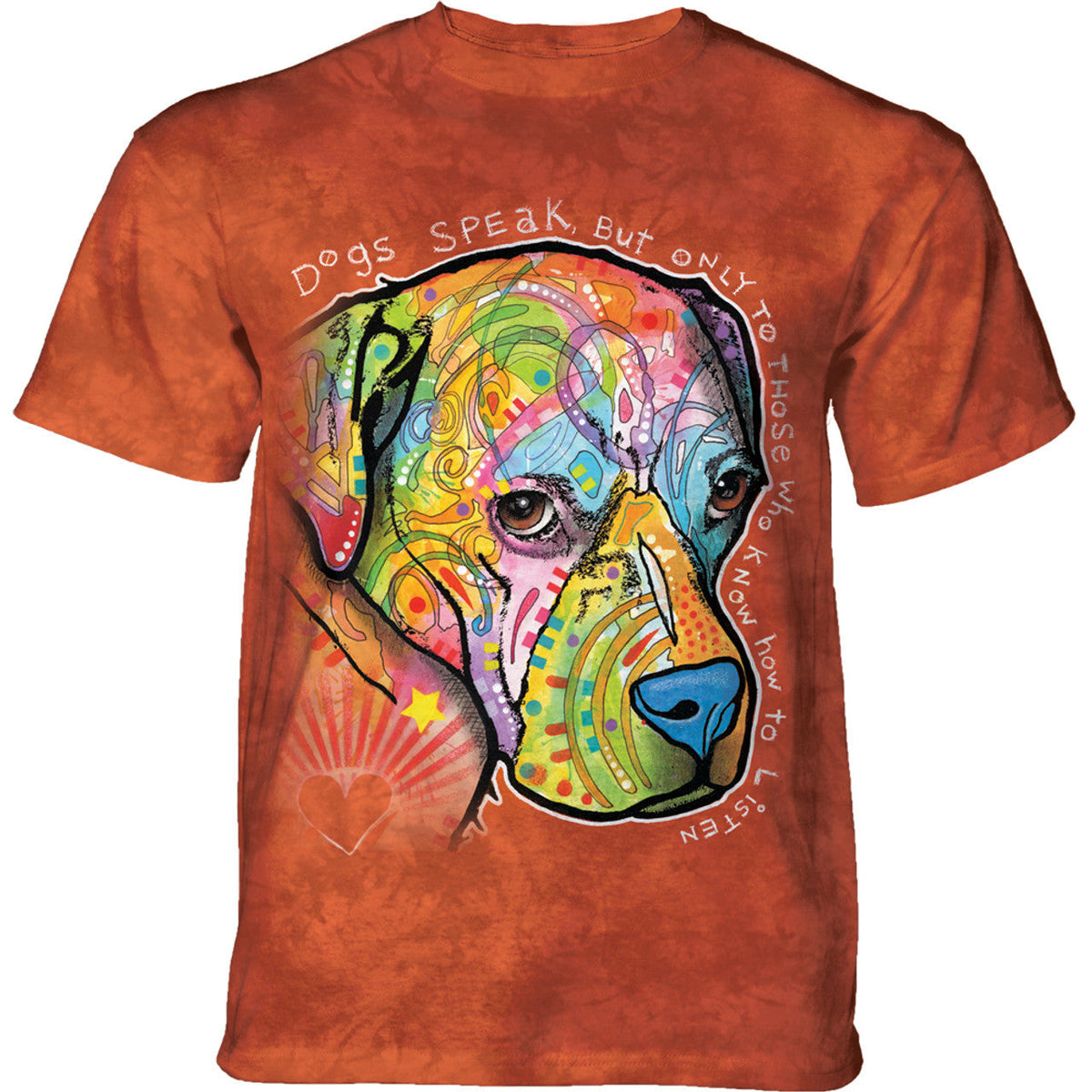 Dogs Speak Classic Cotton T-Shirt-NQD
