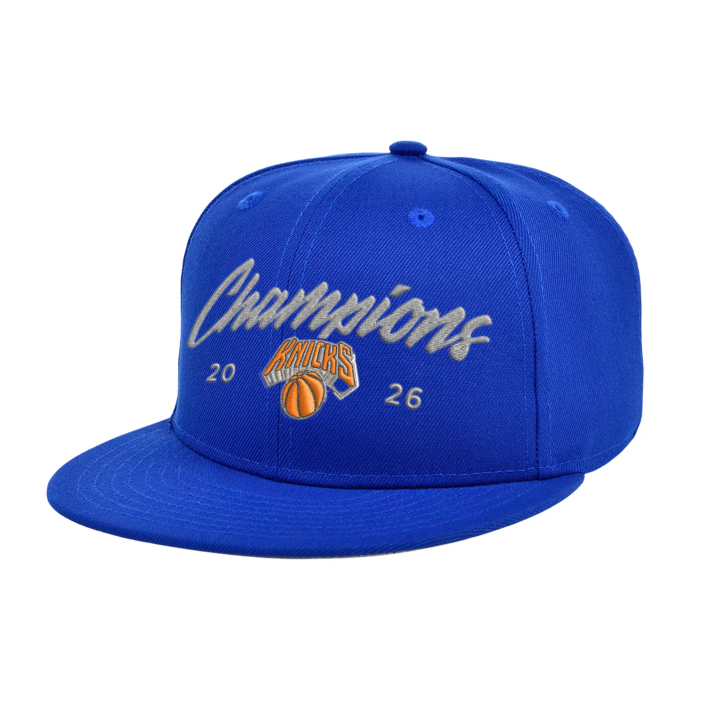 NYK 2026 Basketball Champions Snapback Embroidered Cap-NQD