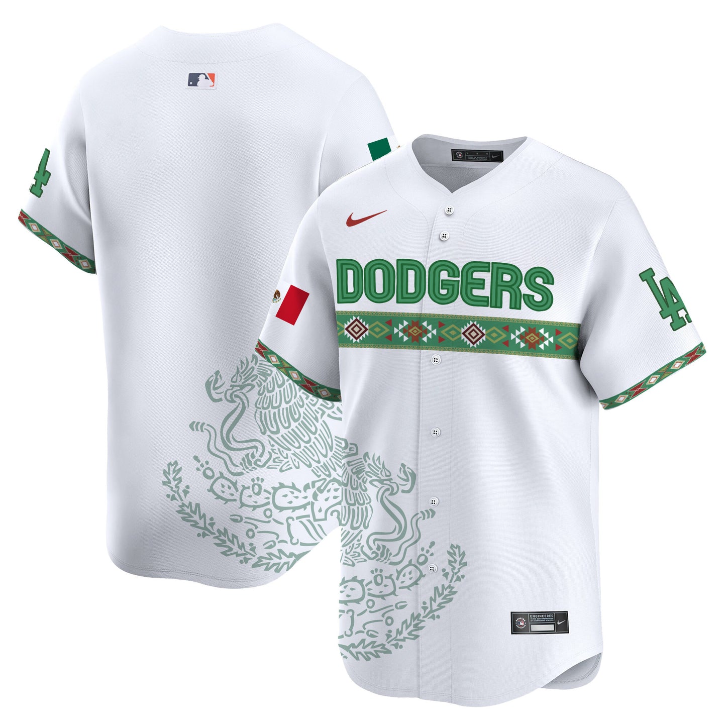 Los Angeles Dodgers Mexico Vapor Premier Limited Jersey V3 - Printed