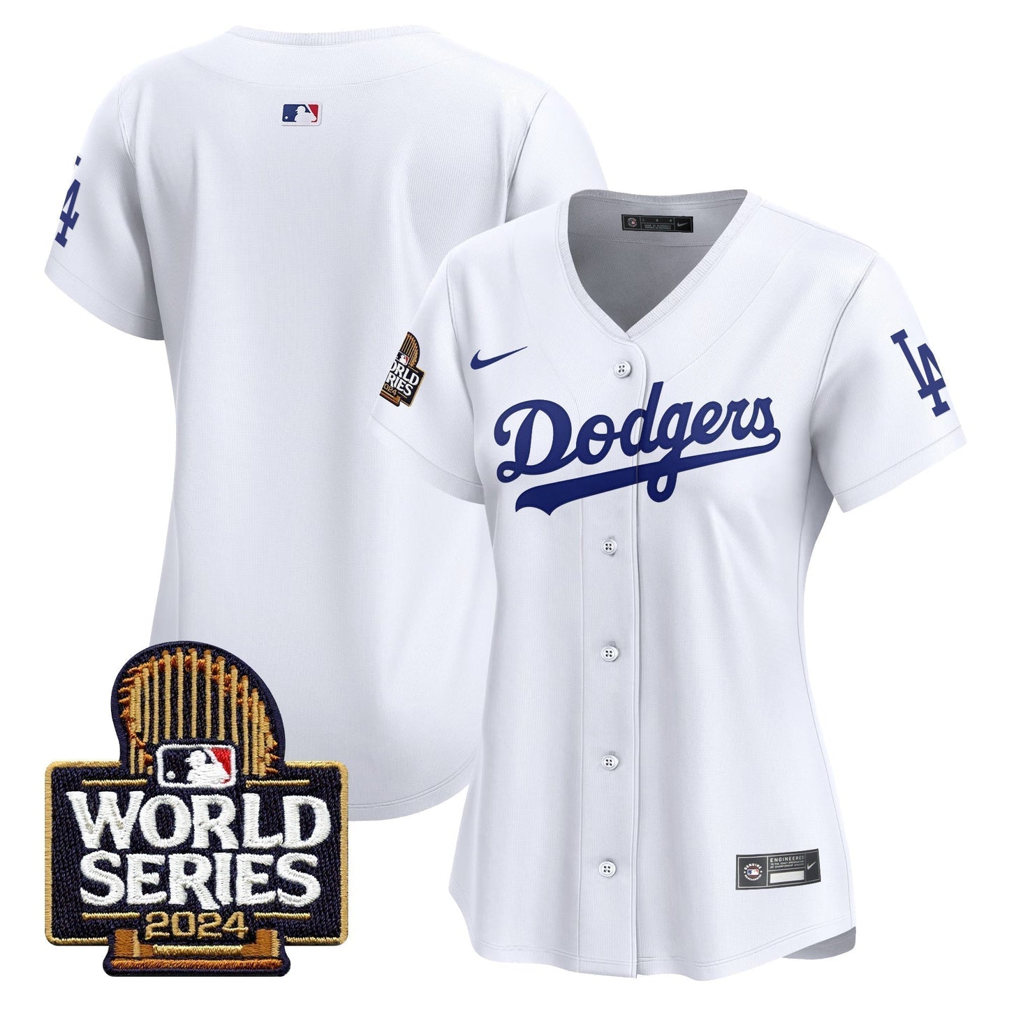 Women Dodgers 2024 World Series Vapor Premier Limited Jersey - Stitched-NQD