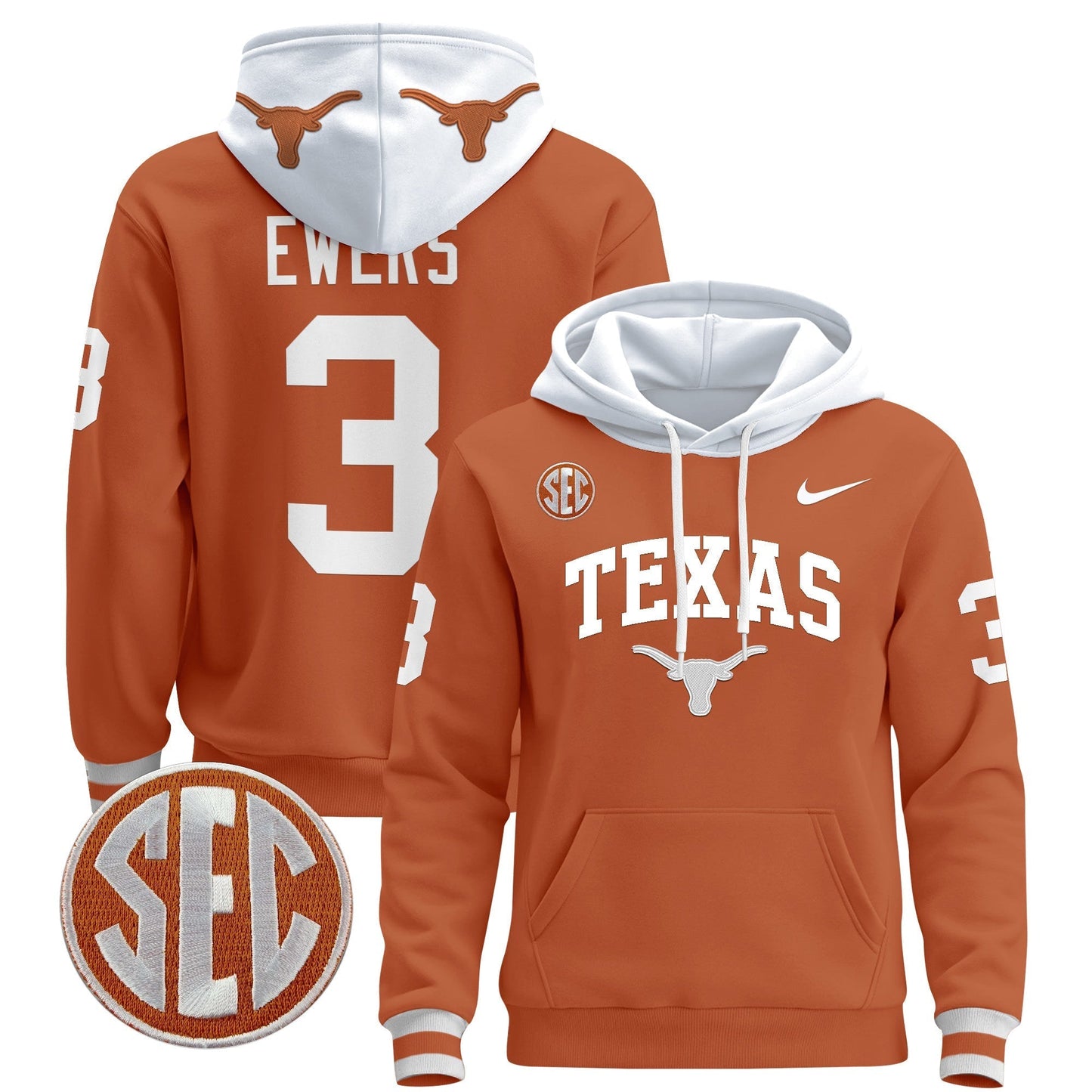 TEX 2024 Pullover Hoodie V3 - All Stitched