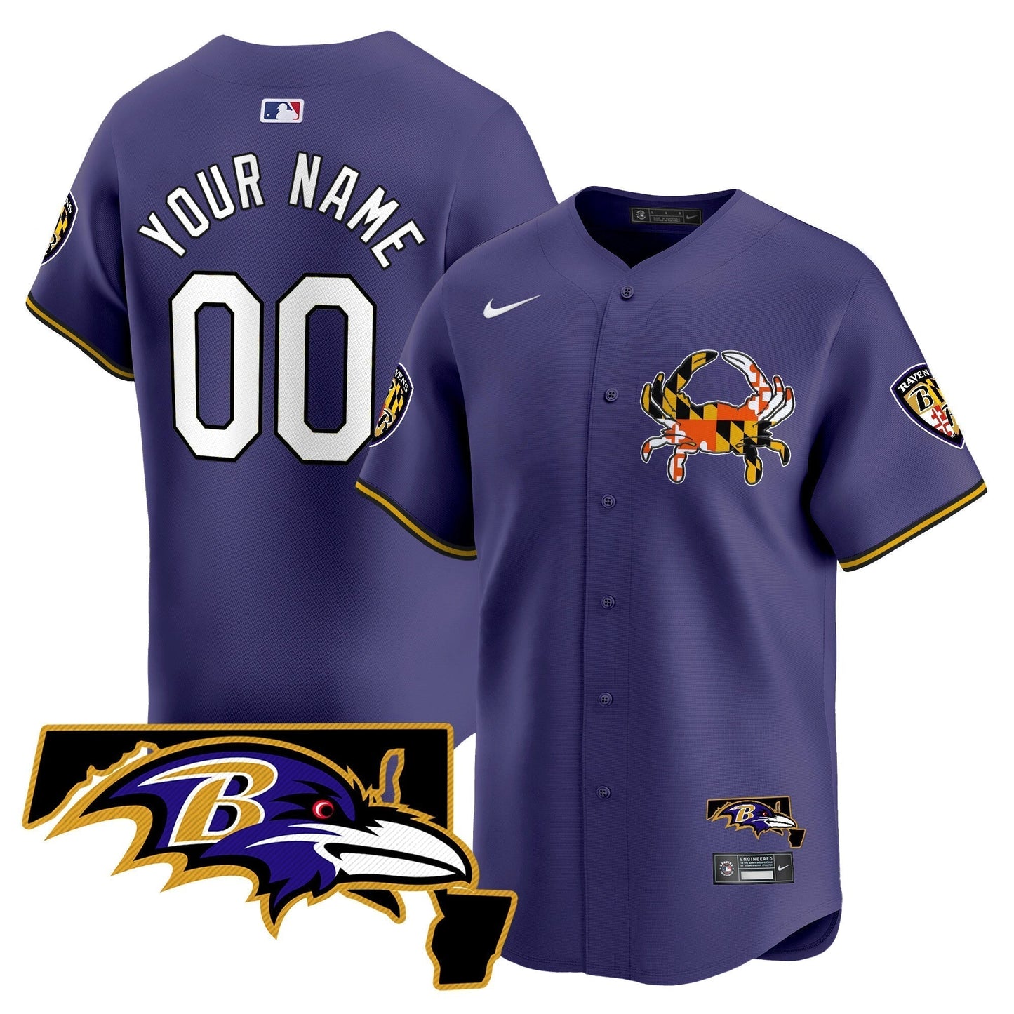 BAL 2024 Vapor Premier Baseball Custom Jersey V2 - Stitched-NQD