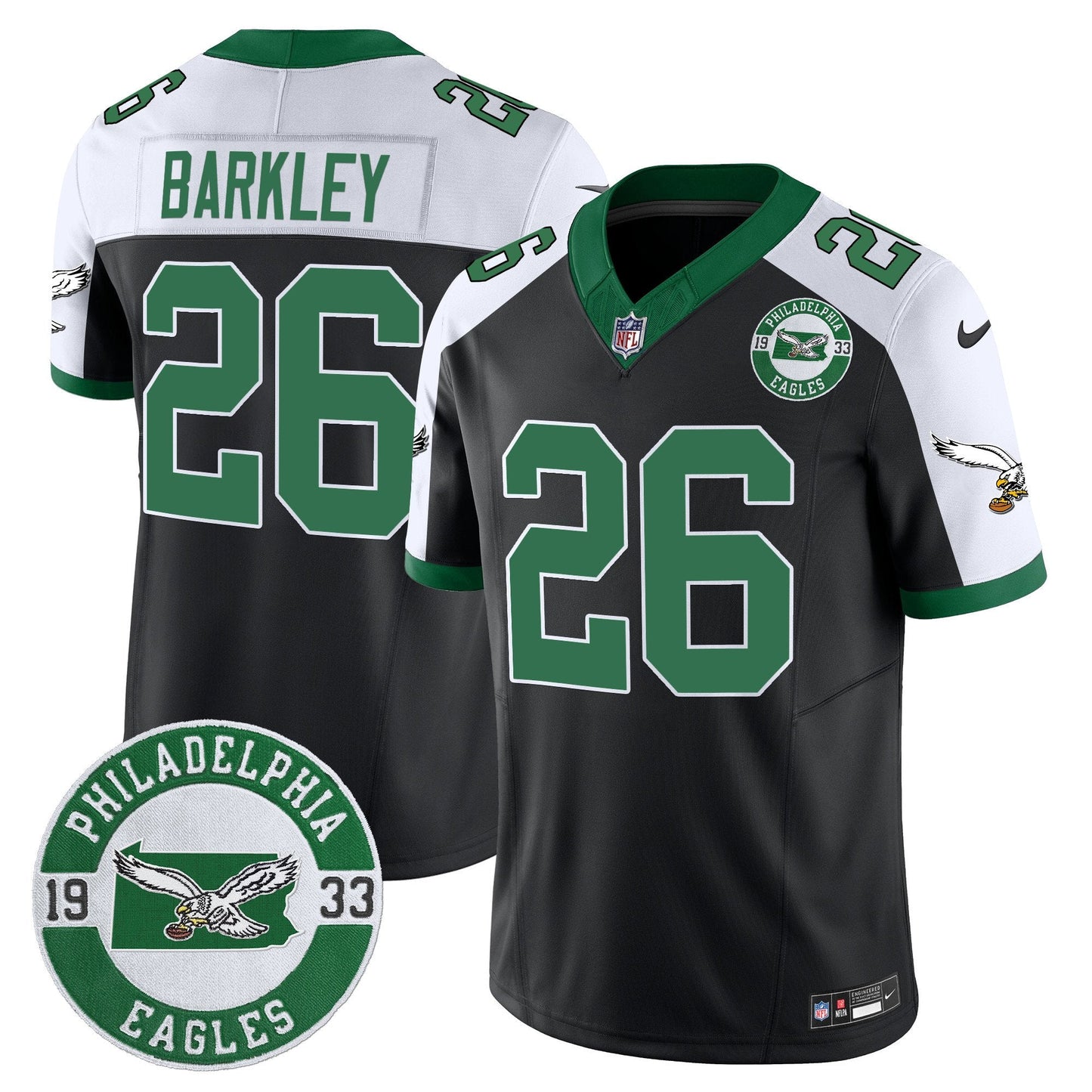 PHI 2025 Throwback Vapor Limited Jersey - Est. 1933 Patch - Stitched-NQD