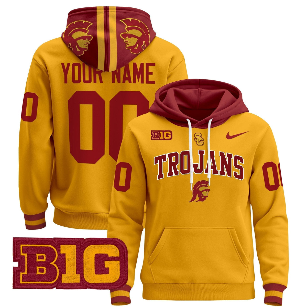 USC Trojans 2024 Custom Pullover Hoodie V2-NQD