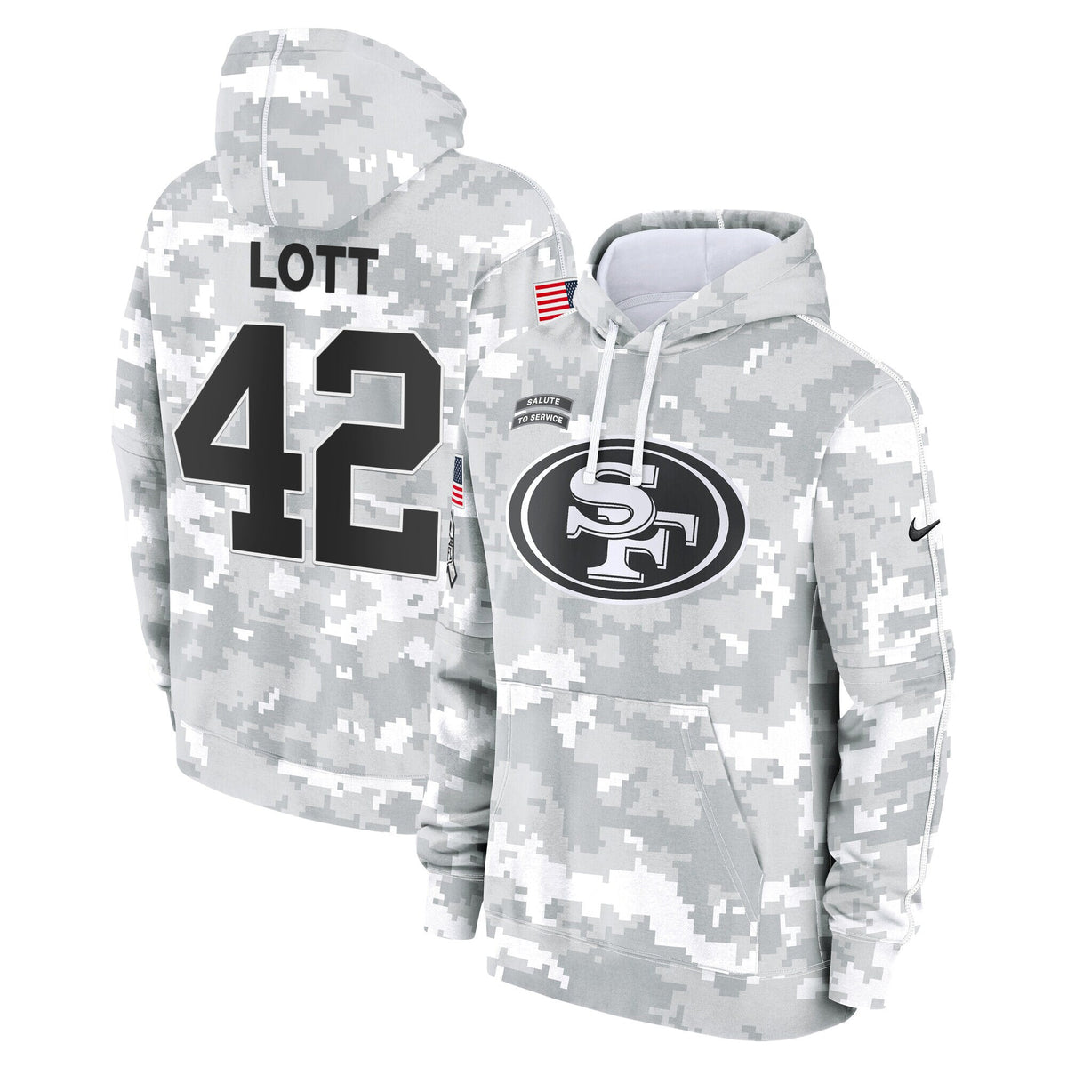 49ers 2024 Salute to Service Fleece Pullover Hoodie-NQD