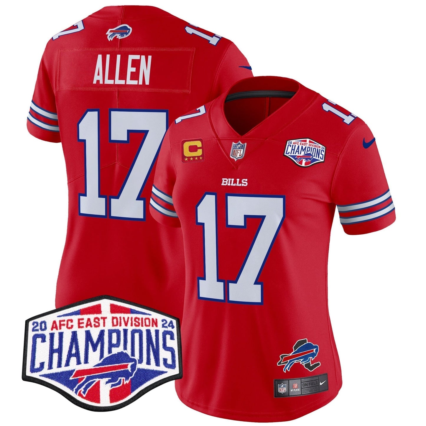 Women's Bills 2024 AFC East Division Champions Vapor Limited Jersey - Stitched-NQD