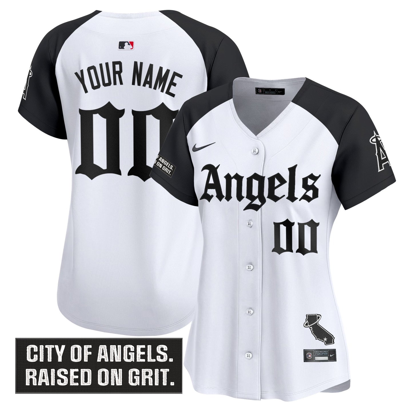 Los Angeles Angels 'Gothic Halo Edition' Vapor Premier Limited Custom Jersey - All Stitched