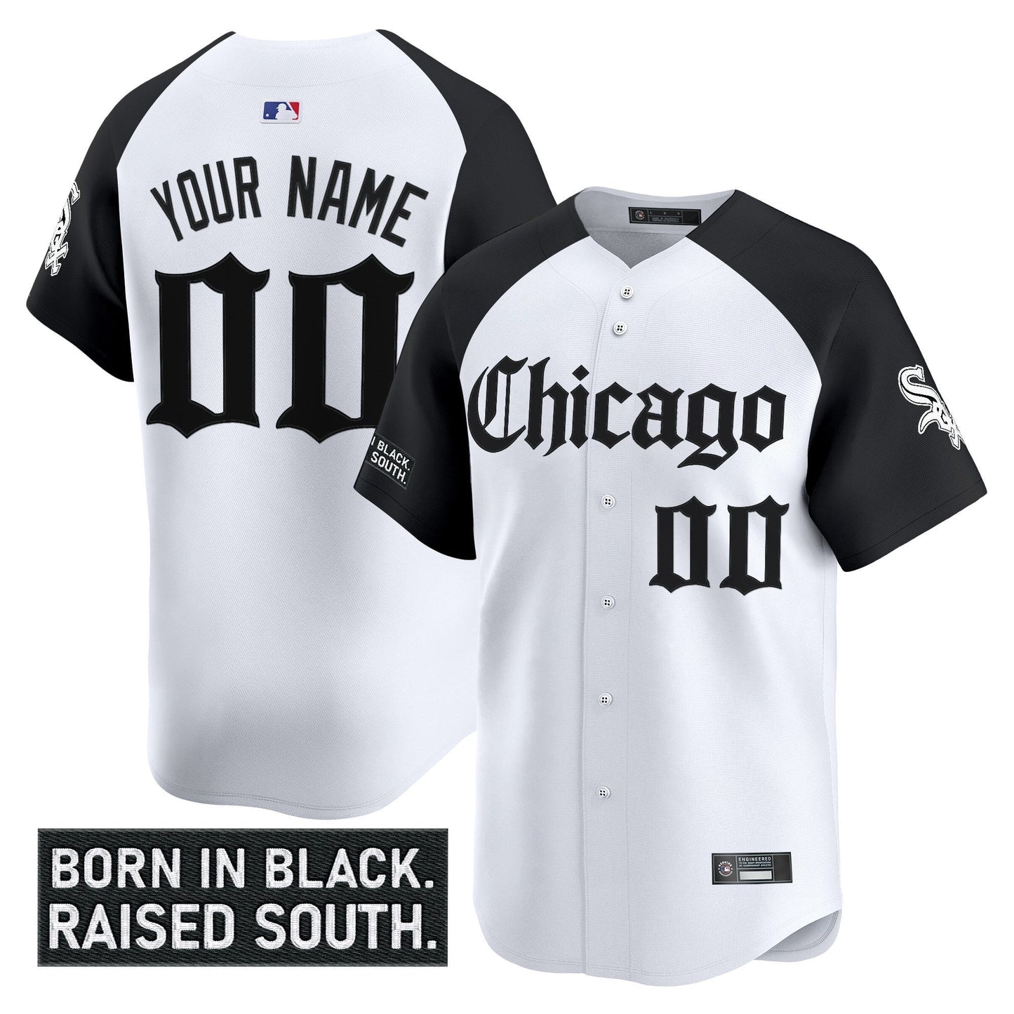 Chicago White Sox 'Gothic South Side Edition' Vapor Premier Limited Custom Jersey - All Stitched