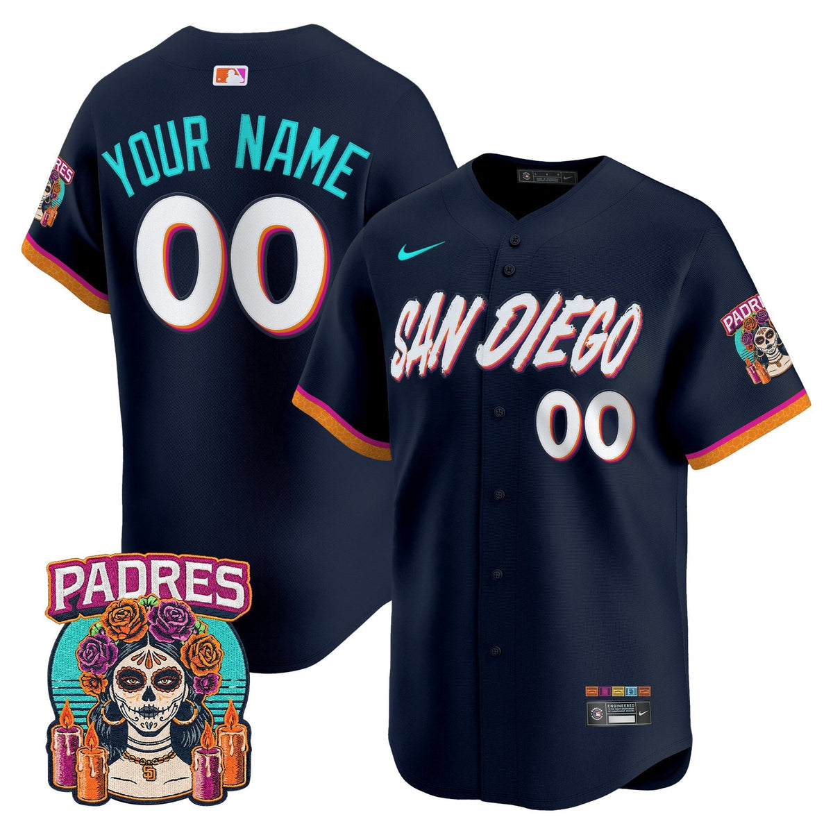 San Diego Padres 2026 City Connect Vapor Premier Limited Custom Jersey - All Stitched