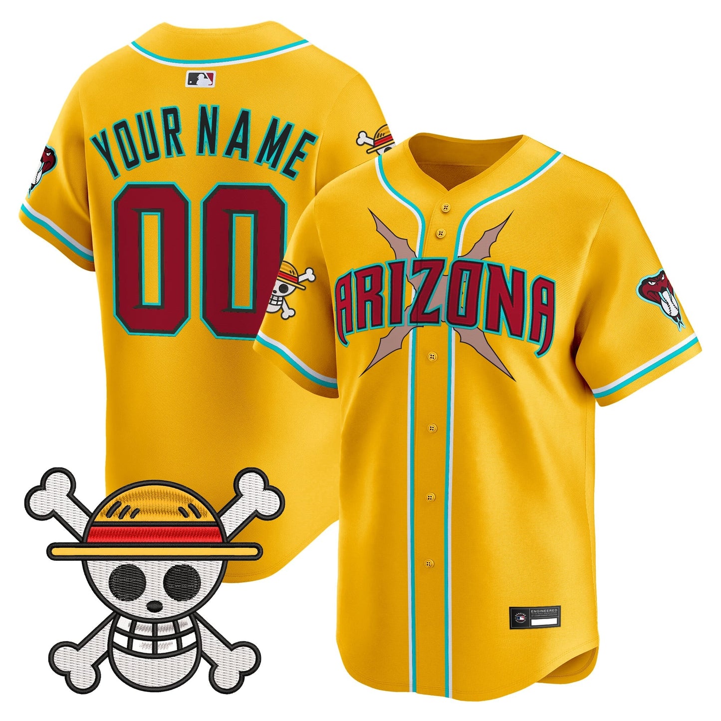Diamondbacks x OP Vapor Premier Limited Custom Jersey - Stitched
