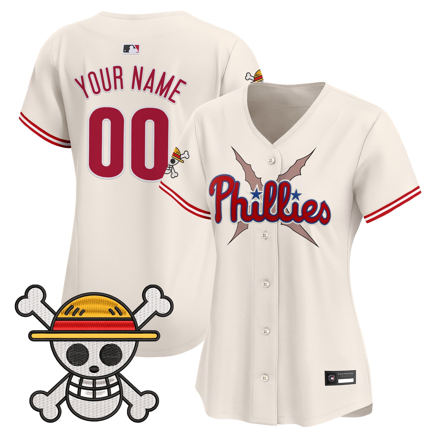 Philadelphia Phillies x OP Vapor Premier Limited Custom Jersey - Stitched
