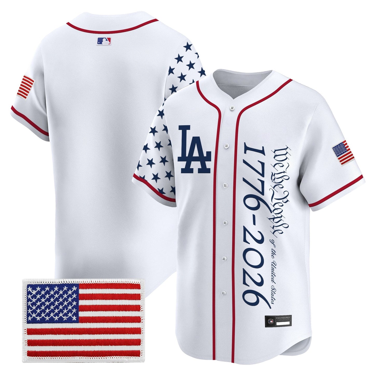 Los Angeles Dodgers "America 250 Edition" Vapor Premier Limited Jersey V2 - Stitched