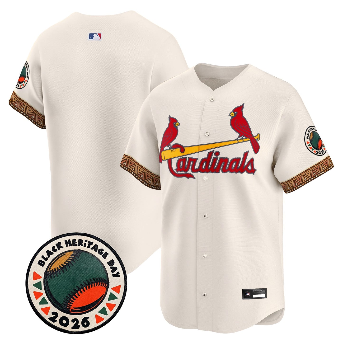 St. Louis Cardinals 2026 Black Heritage Day Vapor Premier Limited Jersey - Stitched