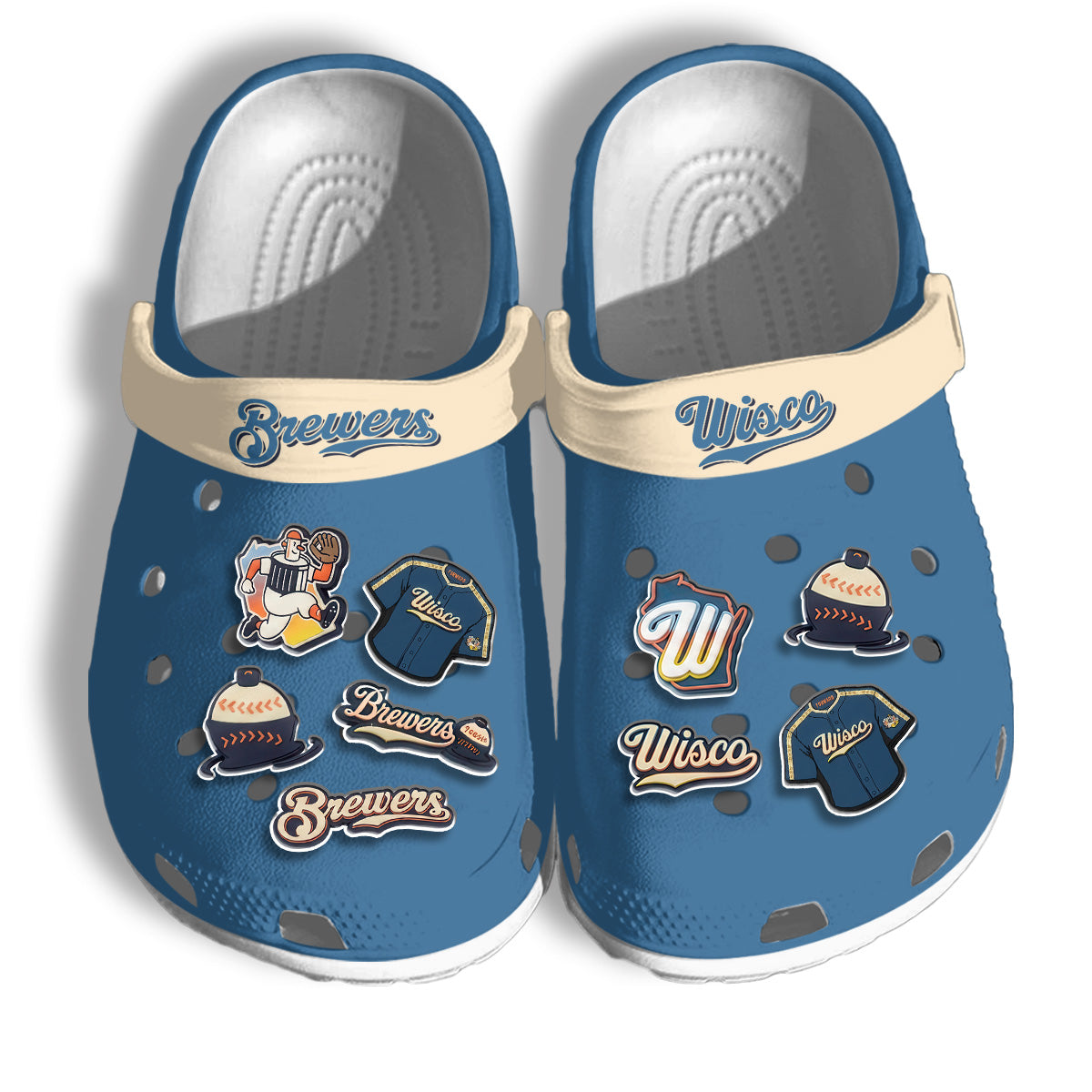 MIL 2026 City Connect Blue - Cream Clogs - Charms Gift Set-NQD