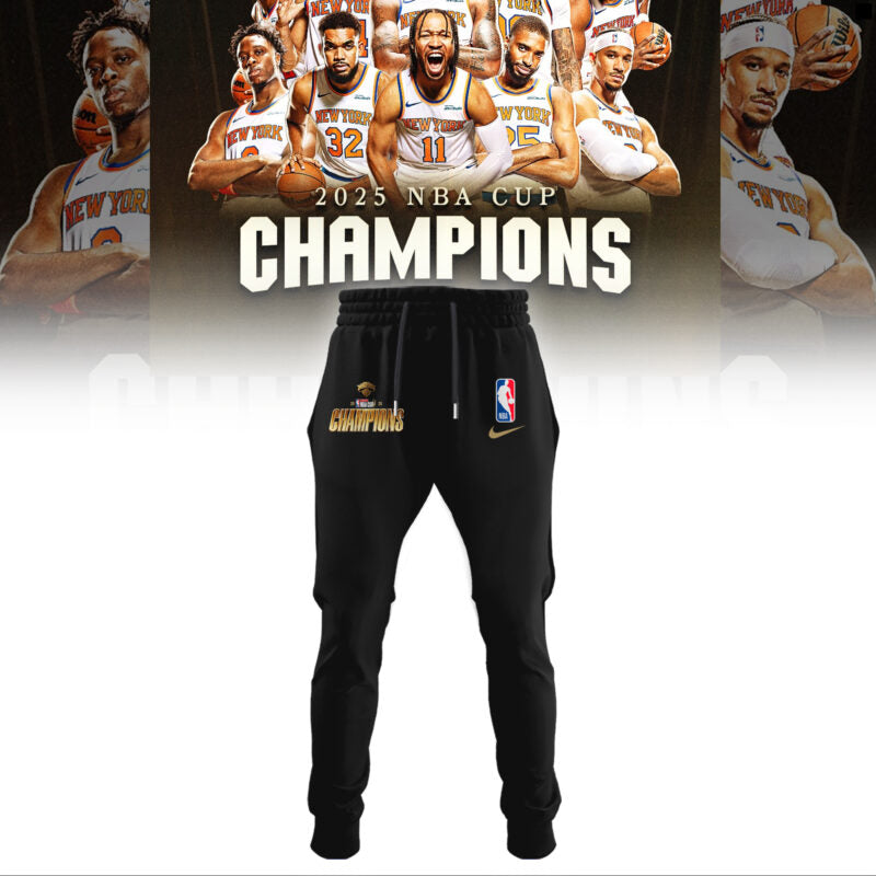 New York Knicks 2025 NBA Cup Champions Hoodie Limited Edition