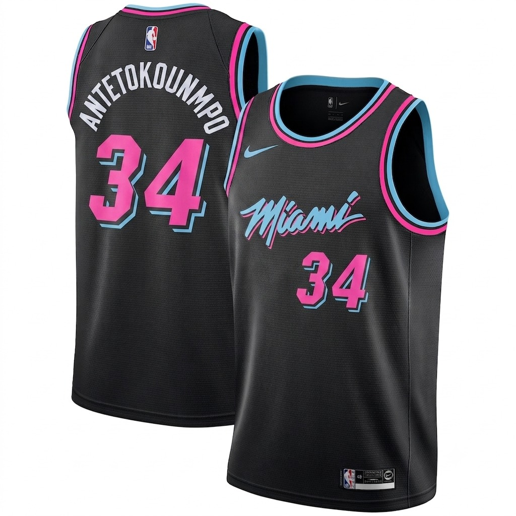 MIA 2026 Giannis Antetokounmpo Edition Jersey - Stitched-NQD