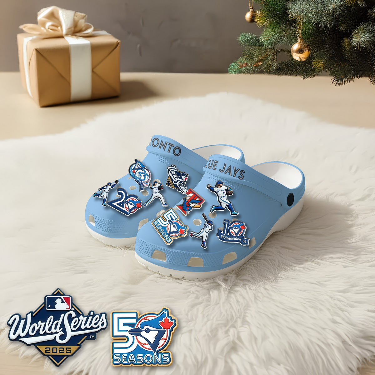 TBJ 2026 Blue clogs - Charms Gift Set-NQD