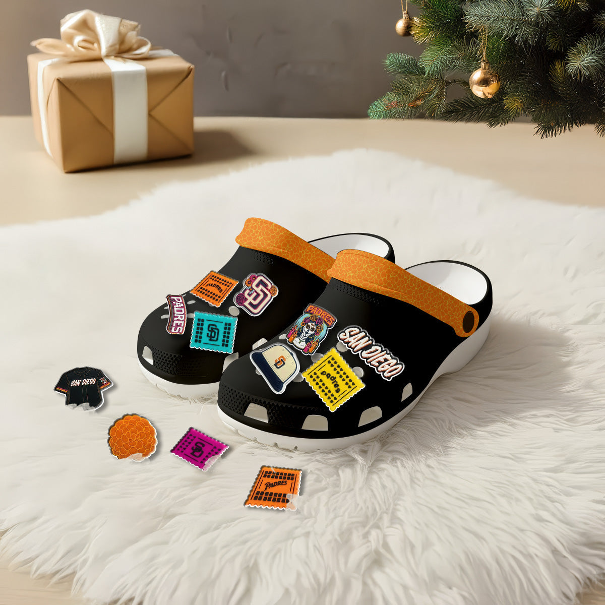 SD 2026 City Connect Black Clogs - Charms Gift Set-NQD