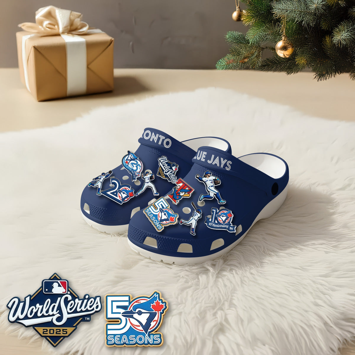 TBJ 2026 Navy clogs - Charms Gift Set-NQD