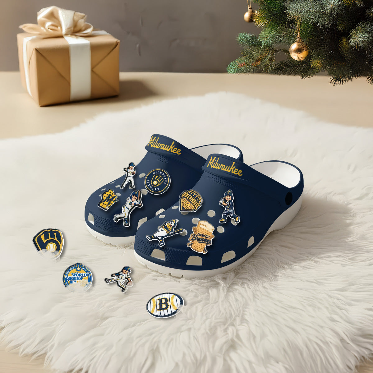 MWB 2026 Navy clogs - Charms Gift Set-NQD