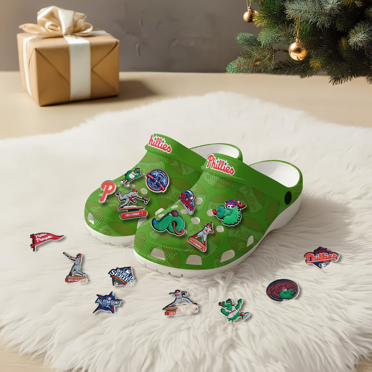 PHI 2026 Green clogs - Charms Gift Set-NQD