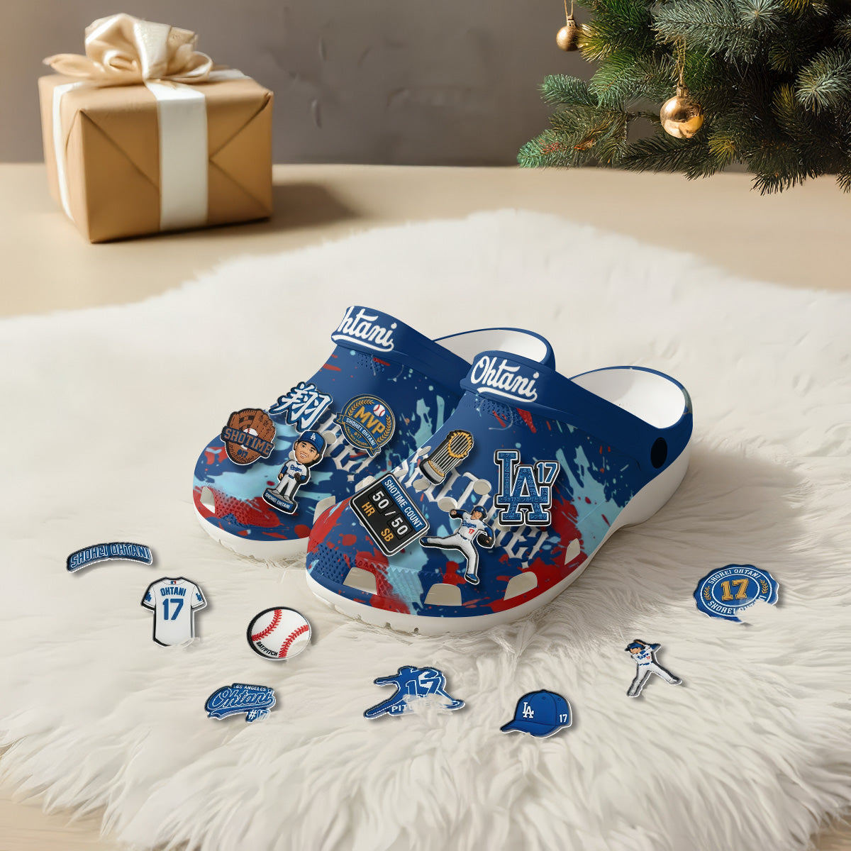 LAD 2026 Shotime Blue clogs - Charms Gift Set-NQD