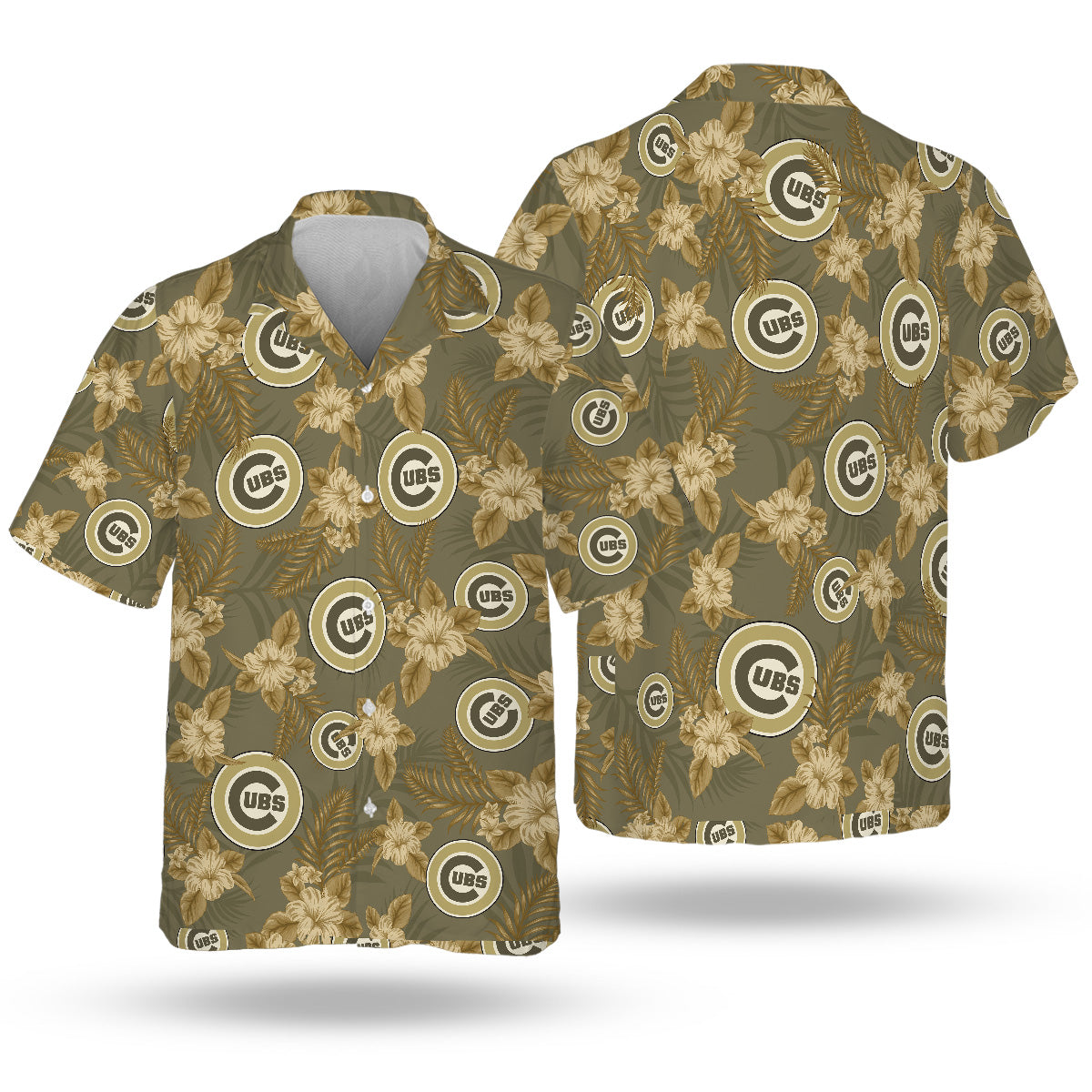CHC Special Armed Forces Hawaiian Design Button Shirt-NQD
