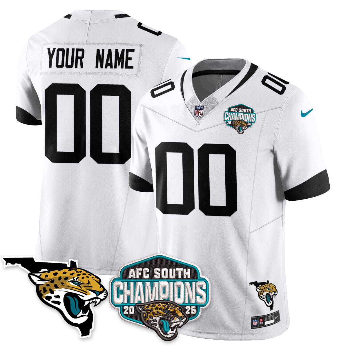 DET AFC South Division Champions Vapor Limited Jersey - Stitched-NQD