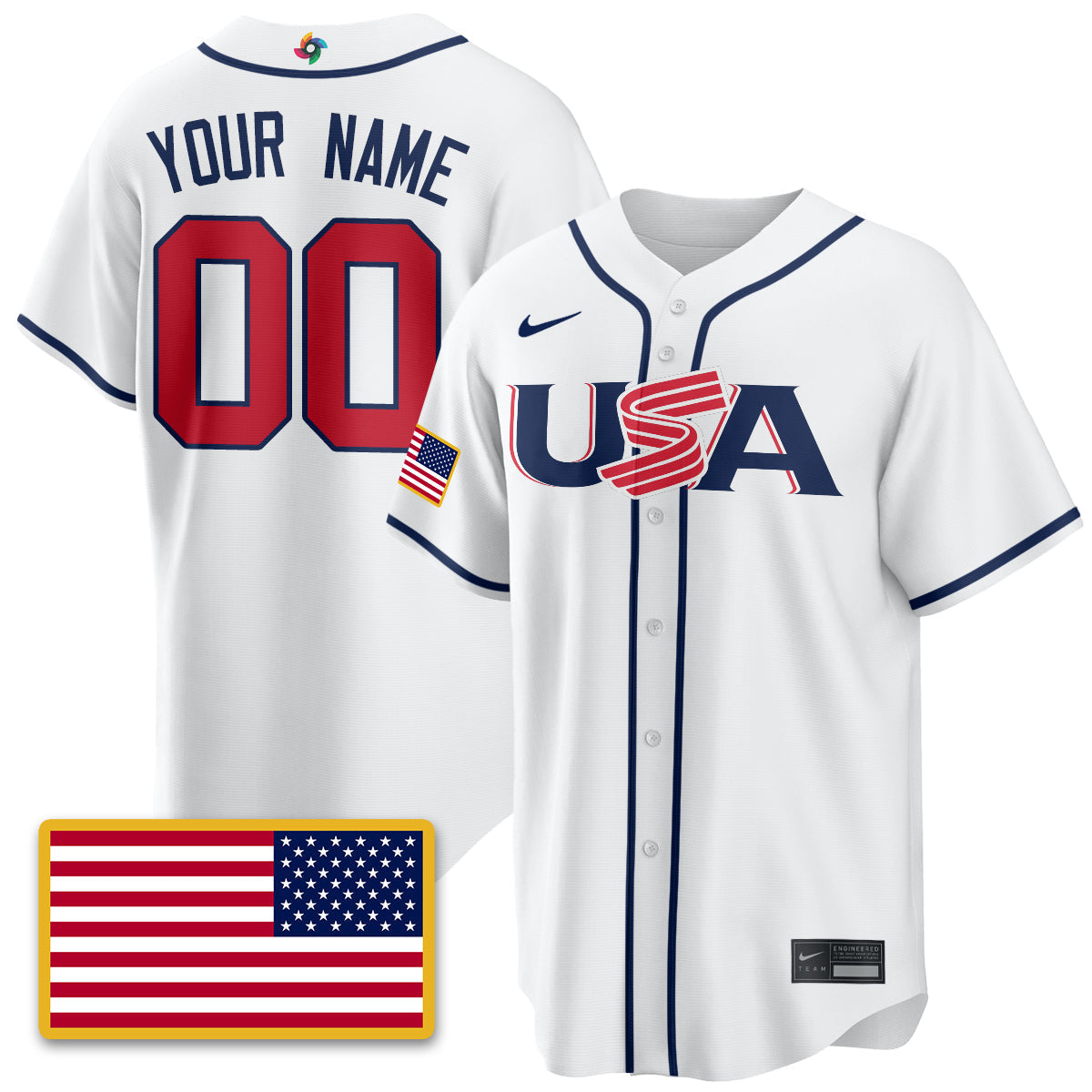 USA Baseball 2026 World Baseball Classic Limited Jersey - Stitched-NQD