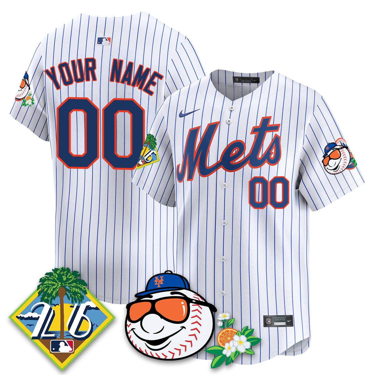 Custom NYM 2026 Spring Training Vapor Limited Jersey - Stitched-NQD