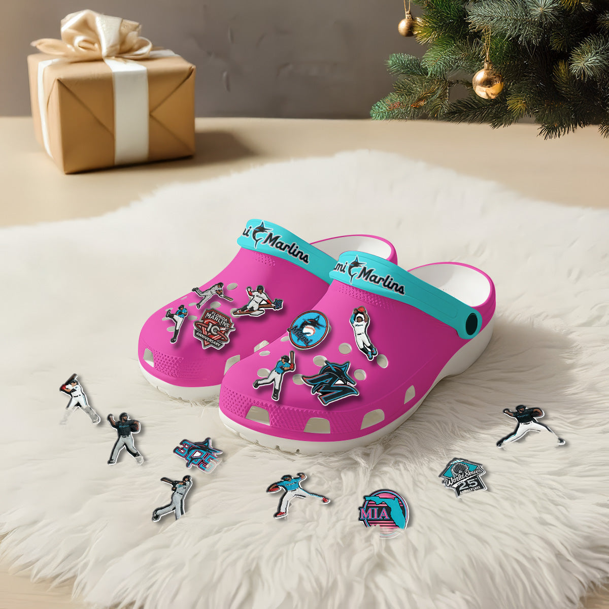 MIA 2026 Pink clogs - Charms Gift Set-NQD