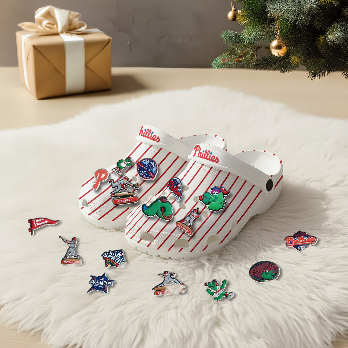 PHI 2026 White clogs - Charms Gift Set-NQD
