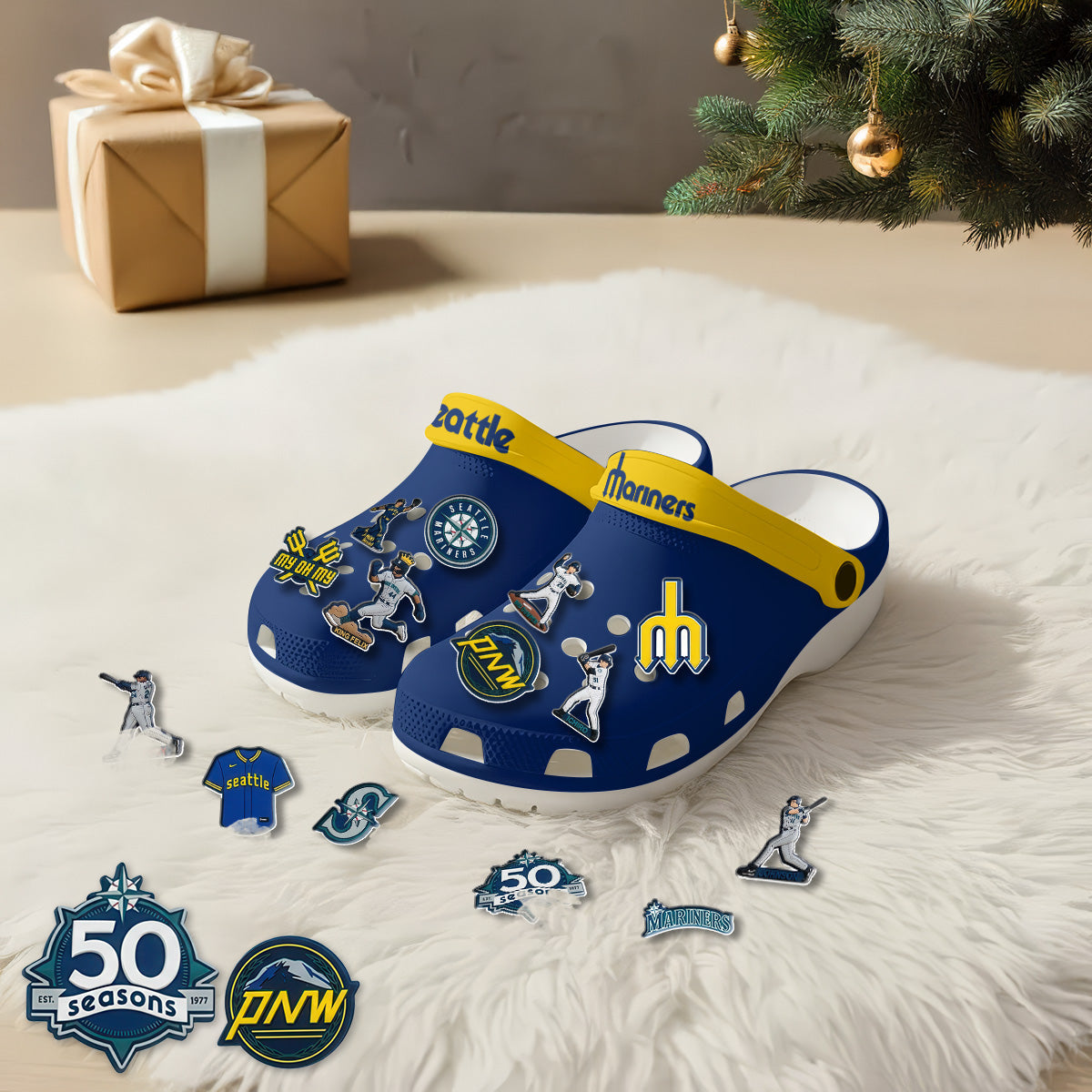 SM 2026 Blue clogs - Charms Gift Set-NQD