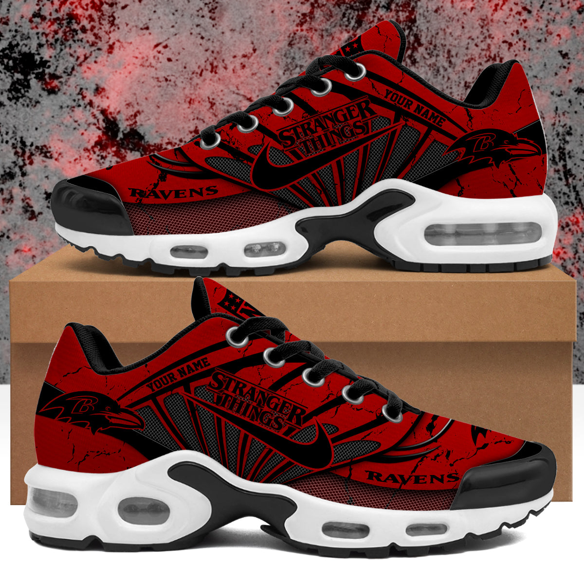 BAL Stranger Things Personalized Air Max Shoes