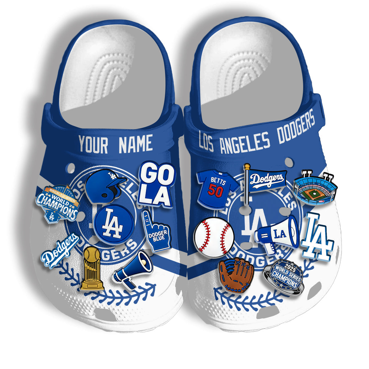 LAD World Series Champions Clogs - Charms Gift Set-NQD