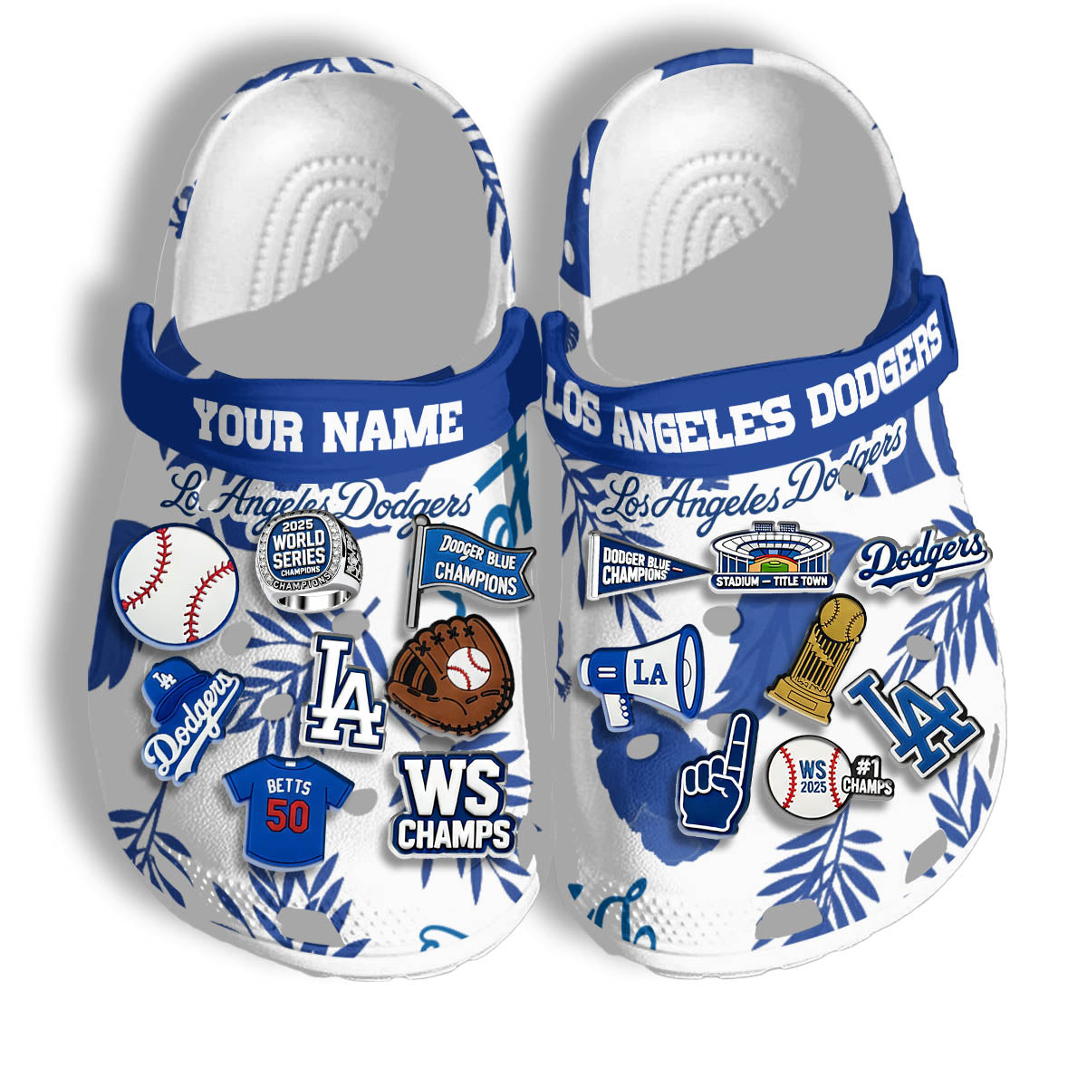 LAD World Series Champions Clogs - Charms Gift Set-NQD
