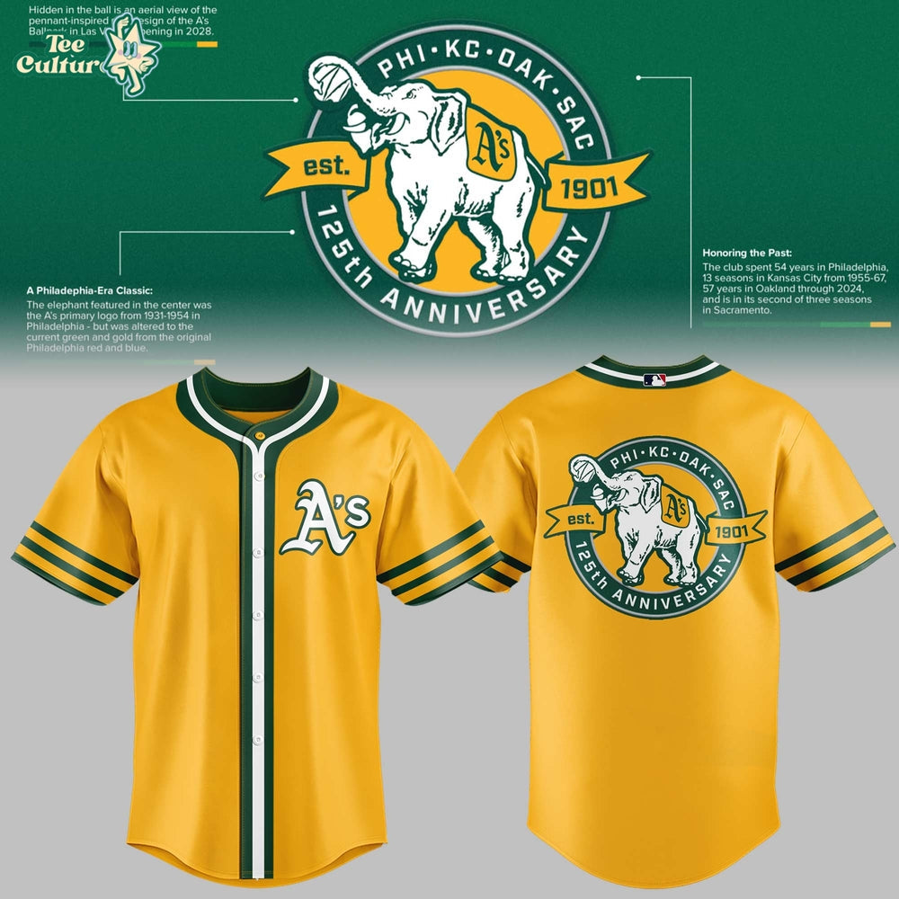 OAK 125th Anniversary Jersey - Printed-NQD