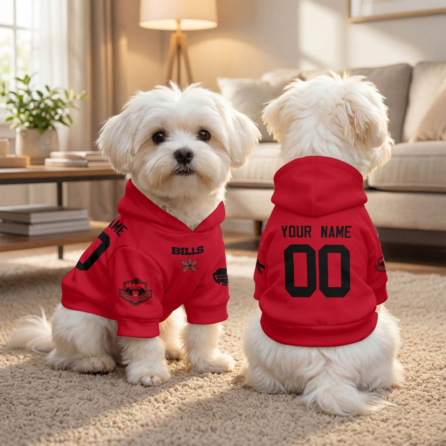 BIL Stranger Thing Pet Hoodie-NQD