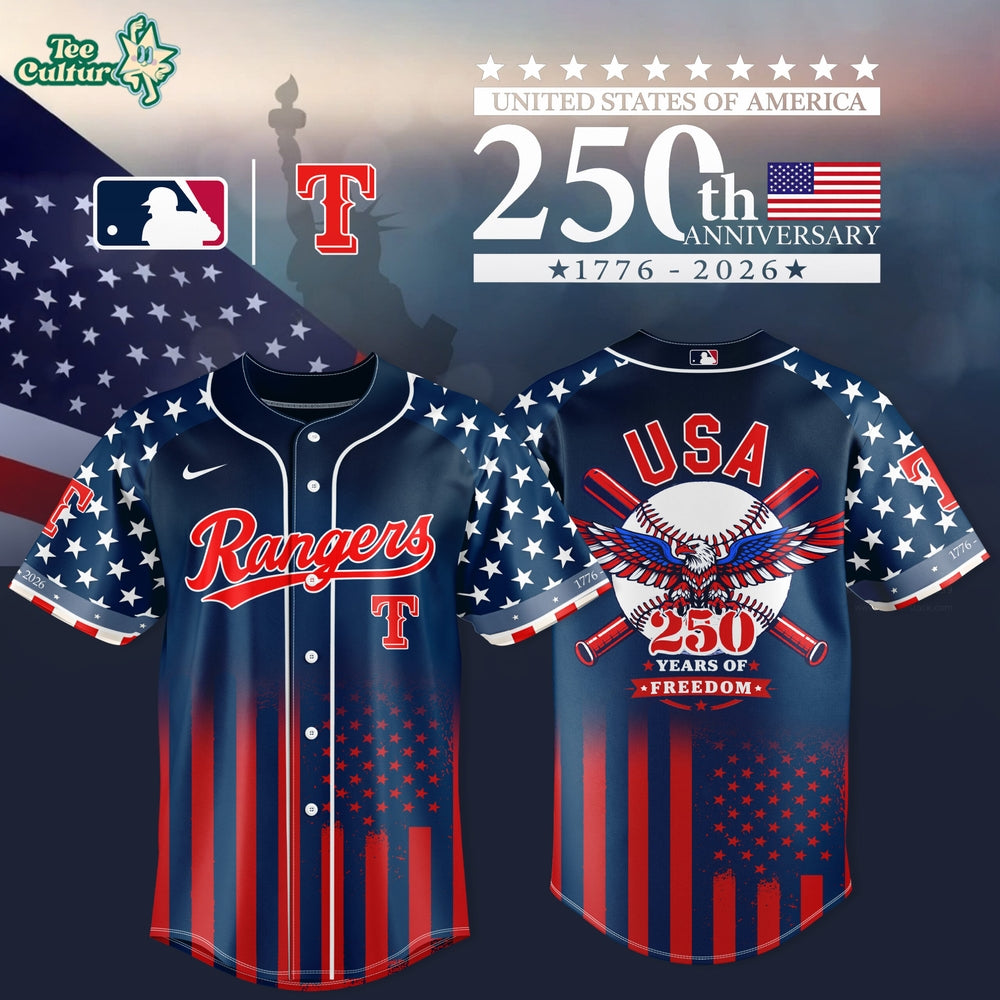 TEX 250th Anniversary of the United States 2026 Baseball Jersey Edition - Printed-NQD