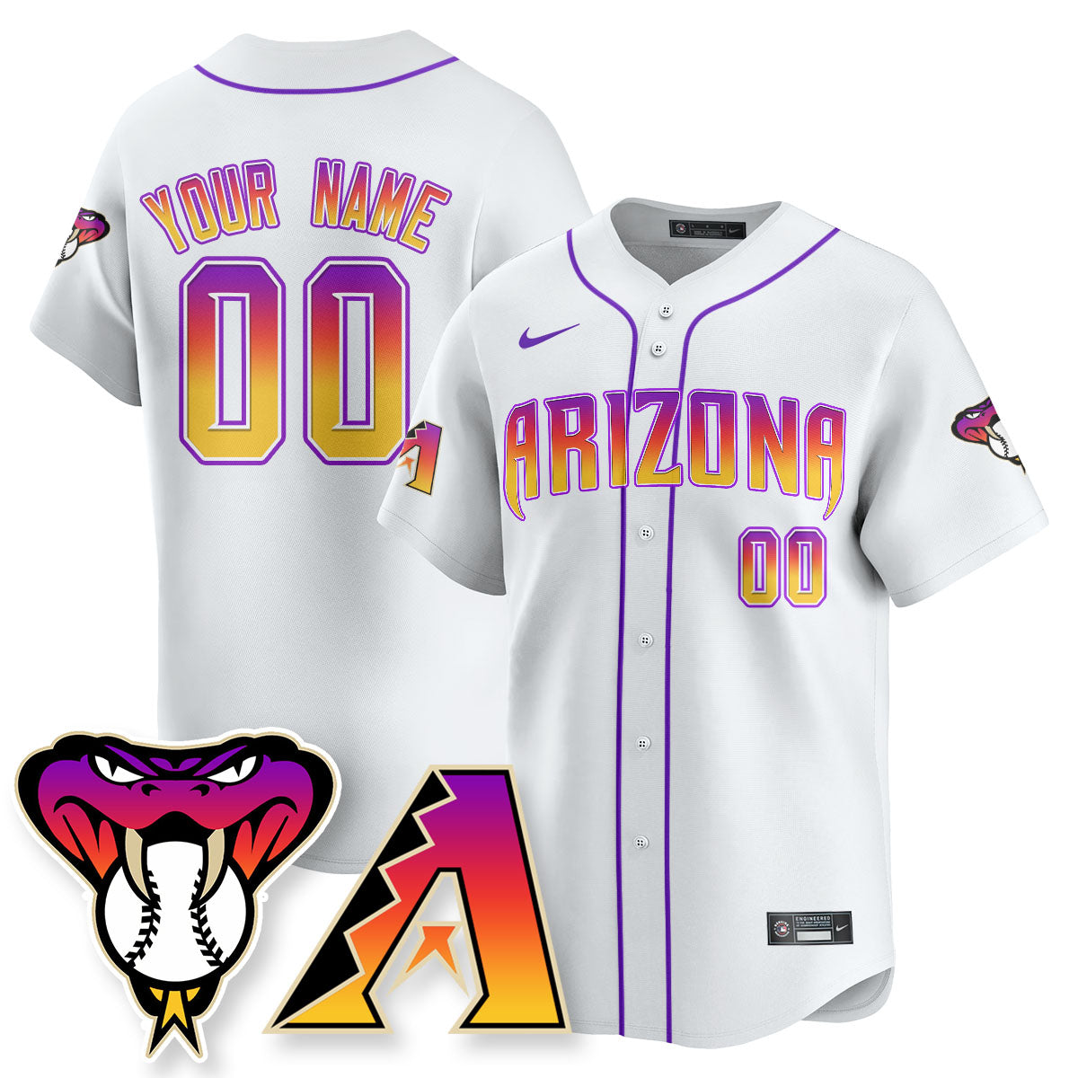 ARI 2025 City Connect Concept Custom Jersey - Stitched-NQD