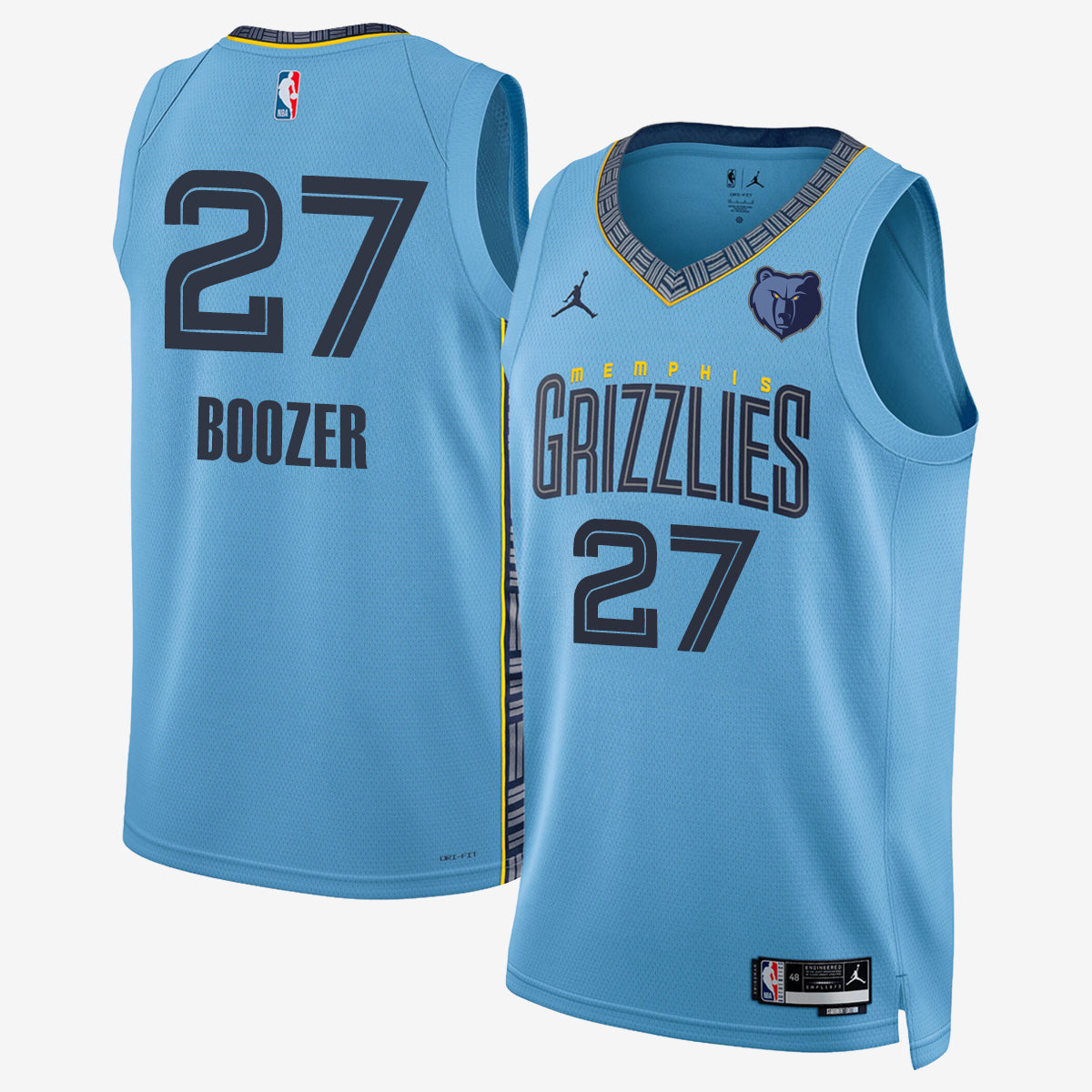 MEM 2026 Basketball Pick #3 & #21 Vapor Jersey - Stitched-NQD