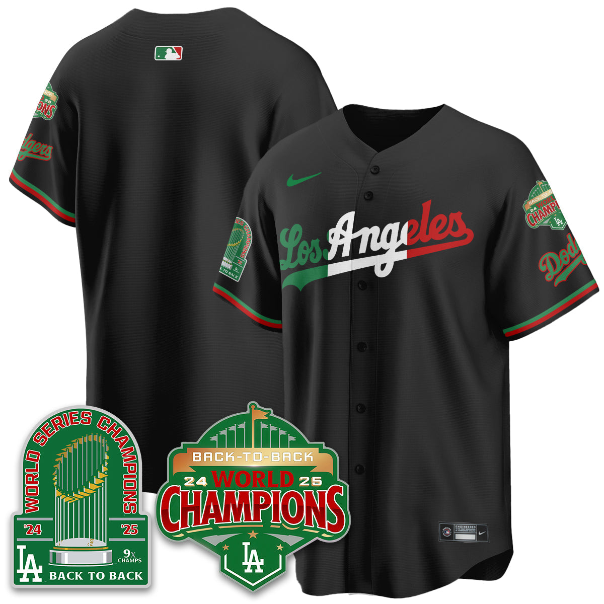 LAD Mexico Vapor Limited Jersey - 9x & B2B Champs - Stitched-NQD