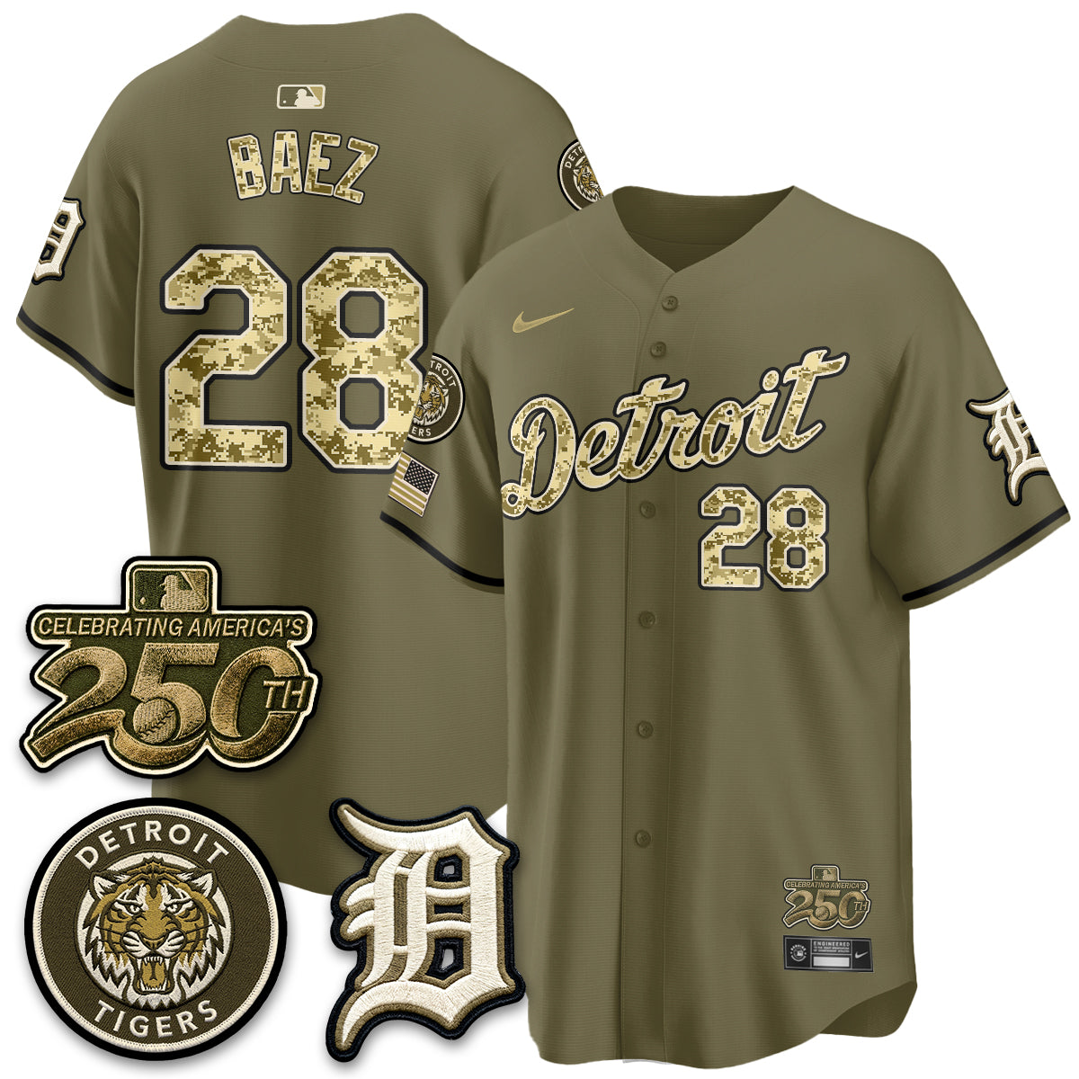 DET 2026 Armed Forces Day Jersey - Stitched-NQD
