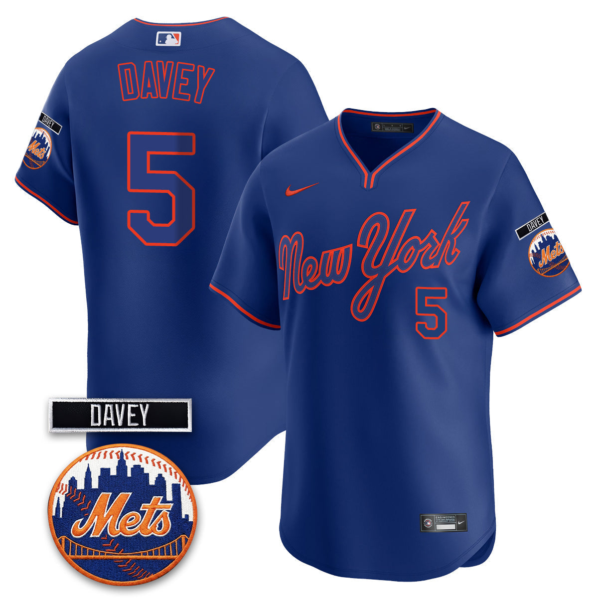 NYM 2026 Davey Johnson Memorial Vapor Limited Jersey - Stitched-NQD