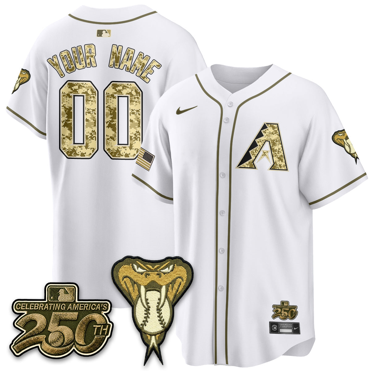 ARI Salute to Service 2026 Vapor Premier Limited Custom Jersey - Stitched-NQD