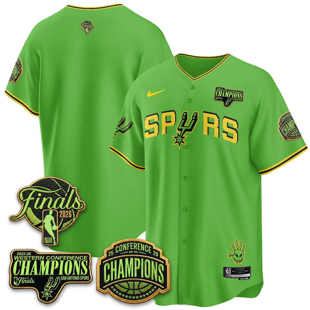 SAS 2026 Basketball Alien Style Vapor Jersey - Stitched-NQD