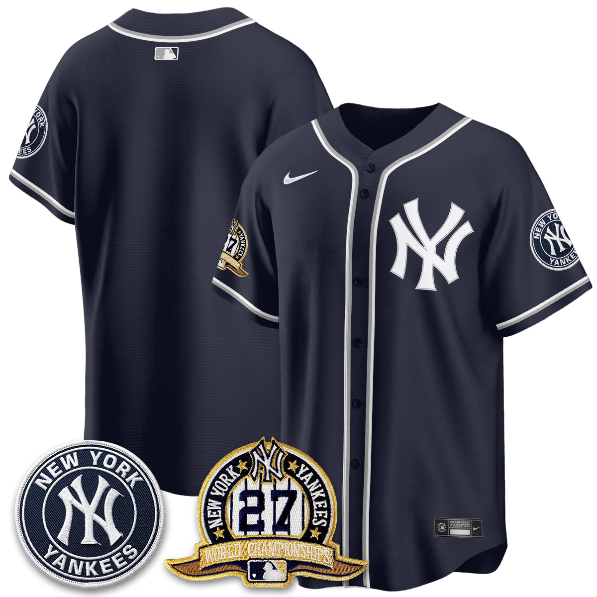 NYY 2026 Black Out Style Vapor Limited Jersey - Stitched-NQD