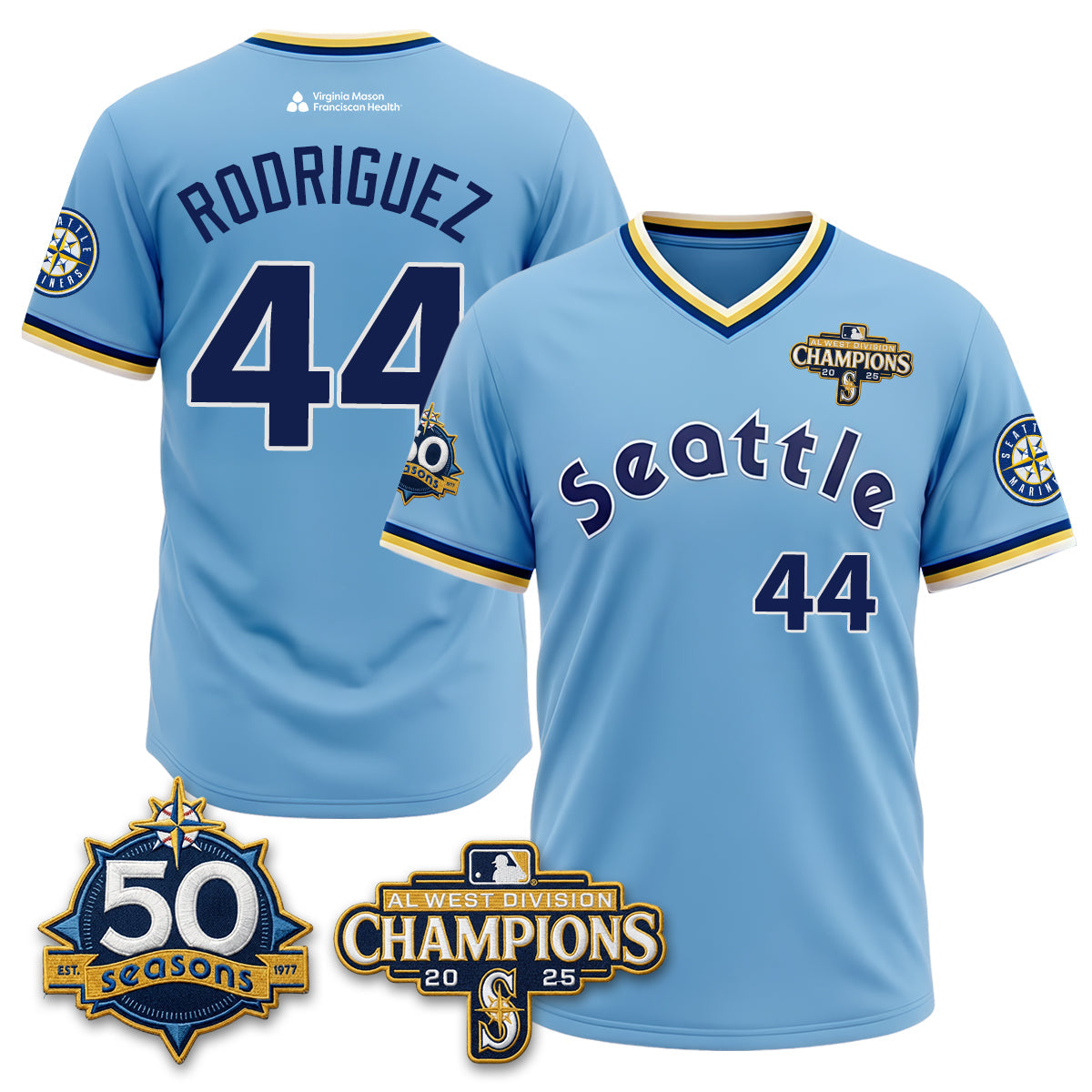SEA 50th Anniversary Throwback Limited Jersey - Stitched-NQD