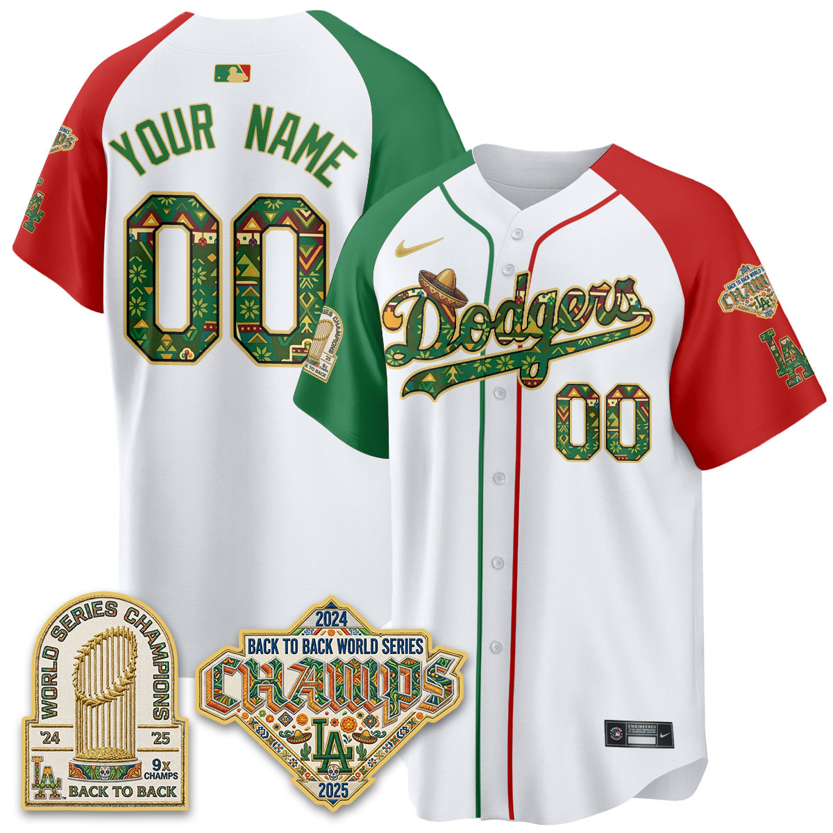 LAD x Mexican Heritage 2026 Limited Vapor Custom Jersey - Stitched-NQD
