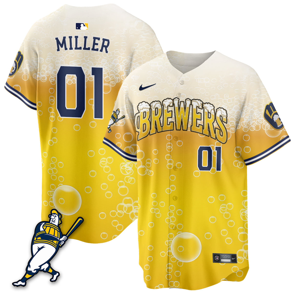MIL "Pitcher & Pint" Edition Vapor Limited Jersey - Stitched-NHM